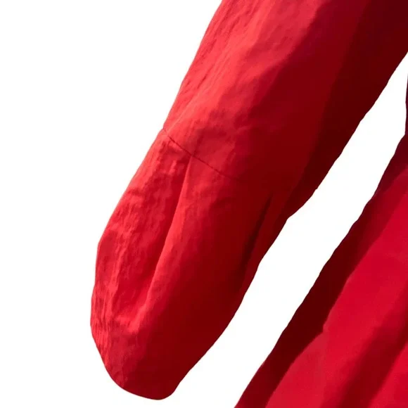 Nanette Lepore Red Button Front Jacket Size 6 EUC - Picture 8 of 12